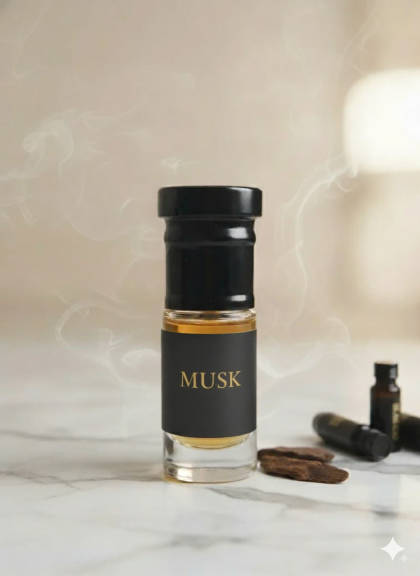 Musk Perfume Bottle – Clean Unisex Fragrance by Gulzaar Fragrance